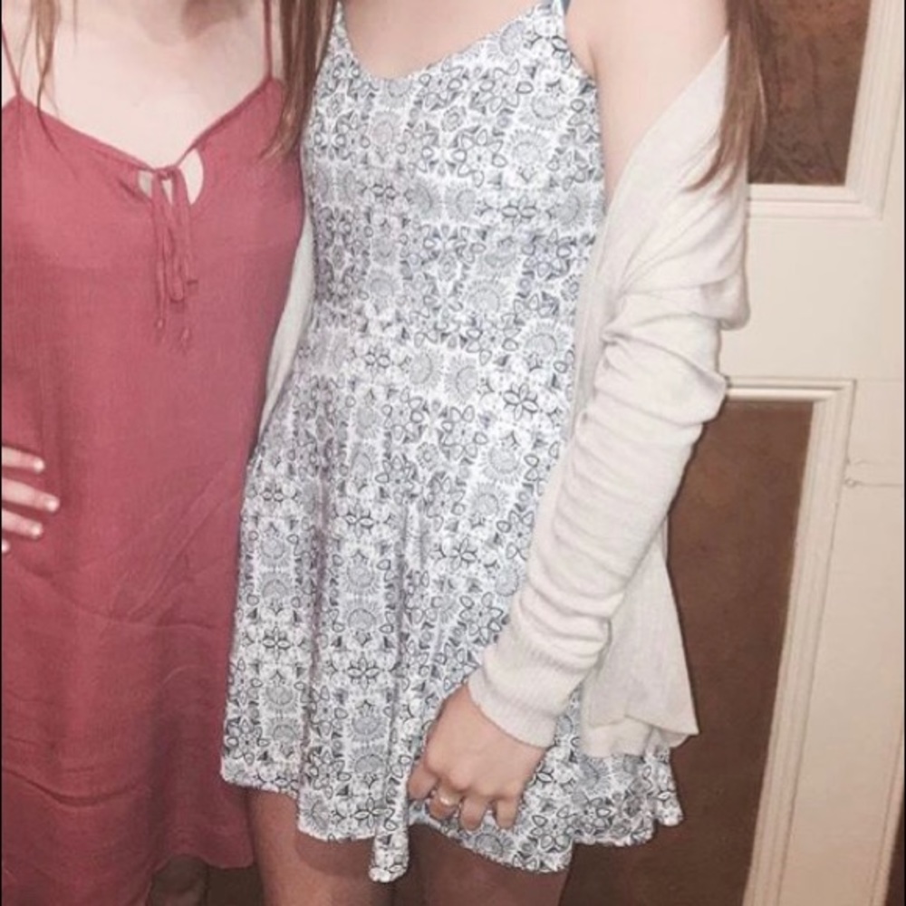 Blue and White Sundress